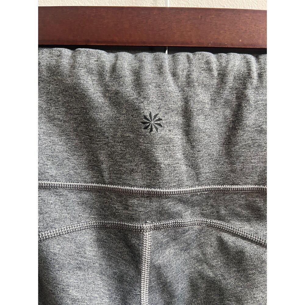 Athleta Leggings - Size Small - Gray Heather - Side Pockets - Picture 4 of 5